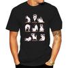 Camiseta con Estampado de Gato Siamés Estética Clásica Dibujos Animados de Yoga Kawaii para Mujer Hombre Verano Ajustada Transpirable Manga Corta Ropa Hombre Tops