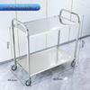 Jingdu Zhixing 2-Tier Stainless Steel Serving Cart