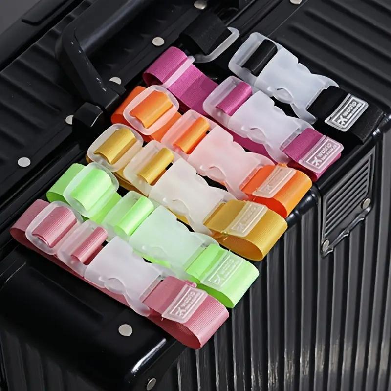 2Pcs Travel Luggage Carrying Clip Straps Por Preventing Luggages Shifting Suitcase Holdalls Straps For Business Trip Backpack