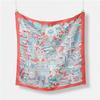 Luxury Print Silk Square Scarf Women Spring Neck Tie Shawl Wraps Female 53cm Hair Hand Wrist Headkercheif Hijab Bandana