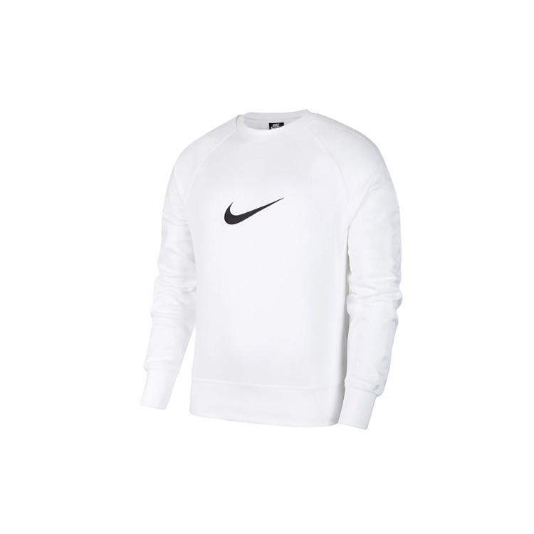 Nike Sportswear Swoosh Casual Sports Crew-neck Long Sleeve White Men s DA0087-100 XXL