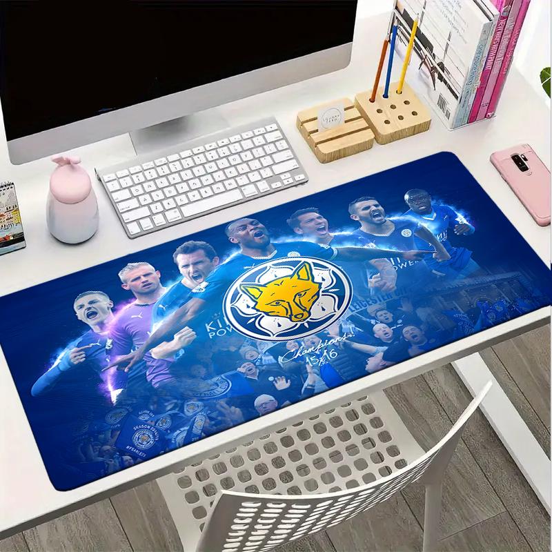 Leicester Football Club Crest Mouse pad, Gaming Mouse Pad, keyboard pad, Desk Decor for computer notebook Fan Gift Birthday Gift