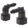 ID6 Buchse 7,89mm Winkel Kraftstoffleitungskupplung 90 Grad Schlauchende Fitting Adapter