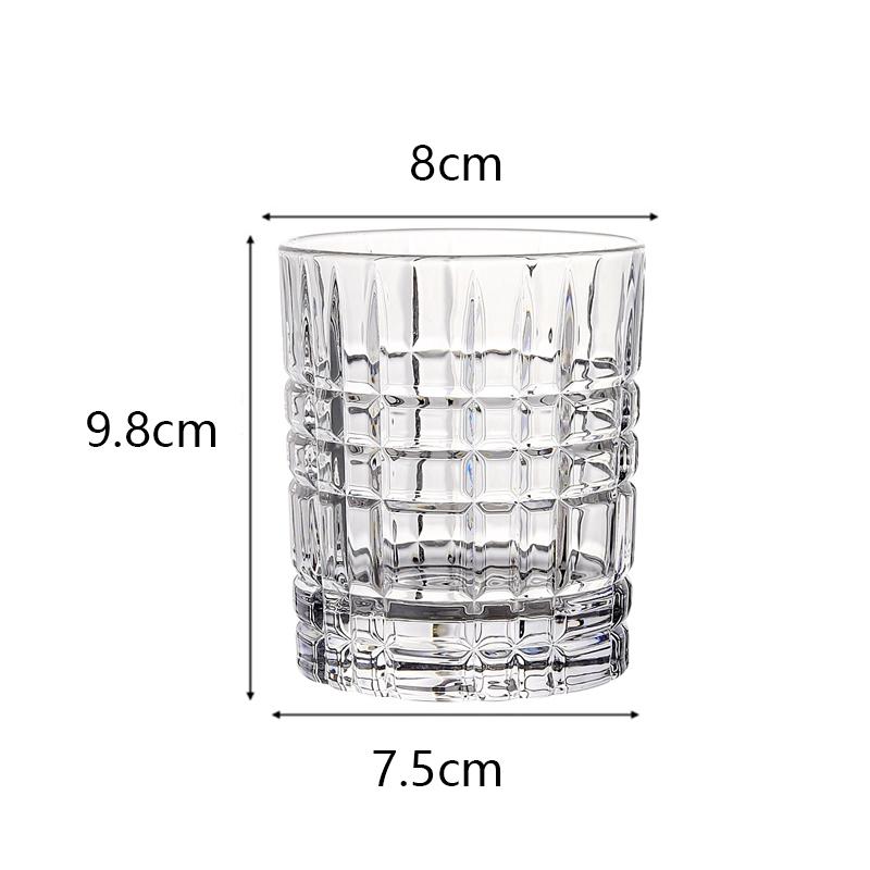 

300ml/380ml Collin Cups Engraved Glass Cocktail Glasses Cup Straight Mojito Juice Cups Tumbler Bar Accessory Coffee Mug Glass foam box pack