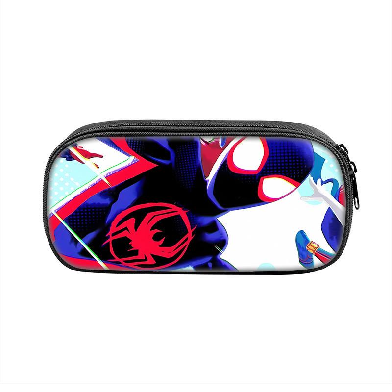 Spider Man Large Capacity Nylon Pencil Case For Students And Kids