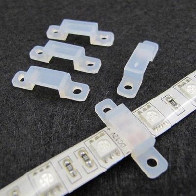 50 Pcs 10mm 12mm 14mm 17mm Fixer Silicon Useful Clip for Fix 5050 5630 RGB Single Color LED Strip Light Low Price Fashion#267214