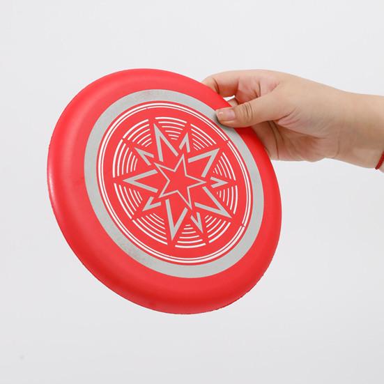 Pet Toy Interactive Dog Flying Disc Toy Glow In The Dark EVA Material Bite Resistant Toss Catch Training