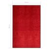 VidaXL Washable Doormat Red 120x180 Cm