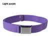 Gift Pants Strap Solid Color Boys Girls Alloy Buckle Waistband Kids Canvas Belt Adjustable
