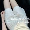 Ice Silk Yamamoto Shorts Women's New Small High Waist Casual Loose Drape a Word Sports Five-point Pants