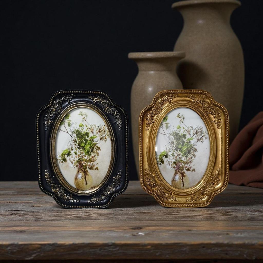 Vintage Picture Frame ,Photo Display Holder, Decorative, Ornate European Photo ,Picture