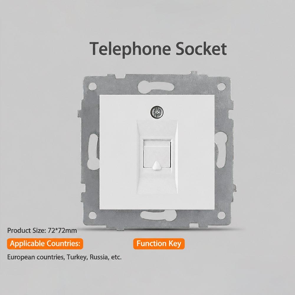1Pcs Dual USB Fast Charge Panel Wall Switch Wall Power Socket Switch  for EU Standard Wall Mount DIY