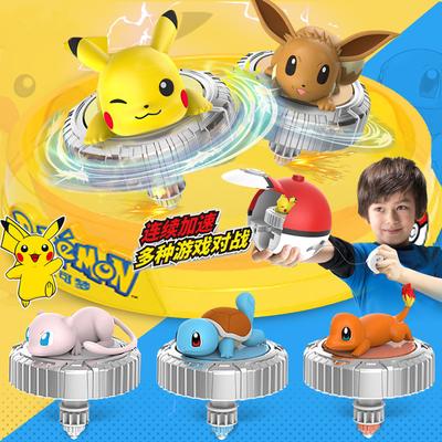Pokmon Magic Gyro Giocattolo per Bambini Pikachu Charmander Nuovo Combattimento Rotante Gyro Poke Ball