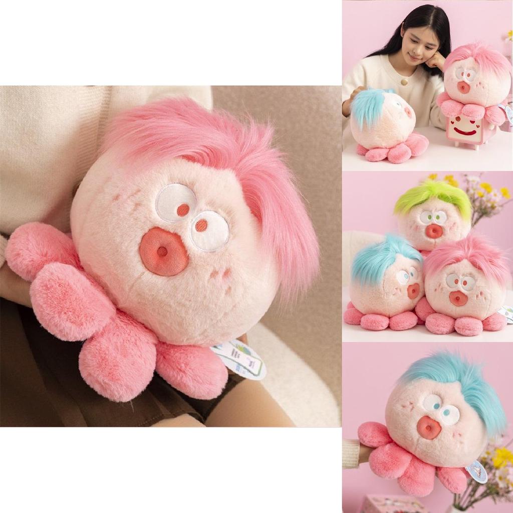 Cute Plush Octopus Doll Adorable Soft Toy With Colorful Design And Comfortable Filling