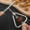 Nutcracker Nut Sheller Compact Stainless Steel Walnut Opener Multifunctional Chestnut Pliers Rust-Proof Easy To Clean Kitchen Tool for Nuts Walnuts