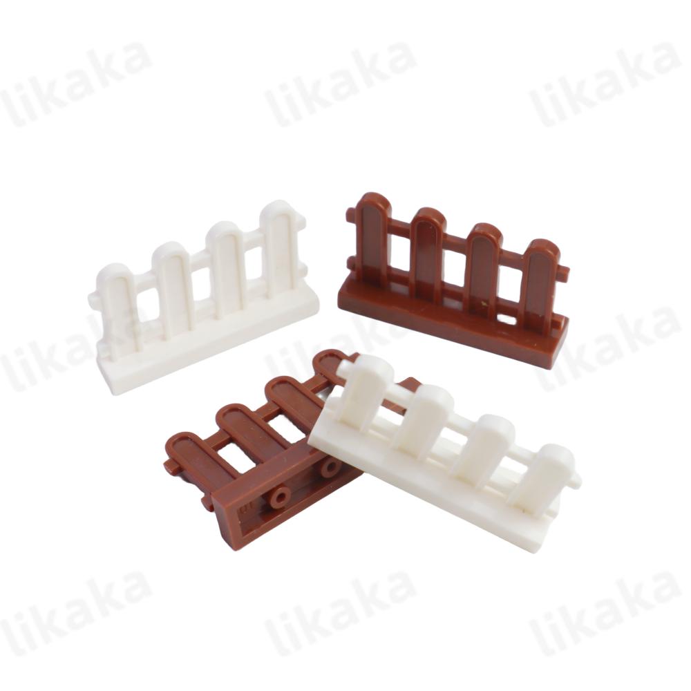 Fence Building Blocks Toys Parts Moc Railing Blocks Toy Compatible Classic Bricks Accessories Diy Toys For Kids Boys Gifts