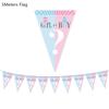 Gender Reveal Disposable Tableware Set Baby Shower Boy Or Girl Plate Napkin Tablecloth Gender Reveal Party Decorations Supplies