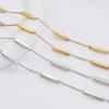 DIY Pure Copper 2cm Flat Chain with Geometric Design for Bracelets, Headdress Tassels & Jewelry Accessories.