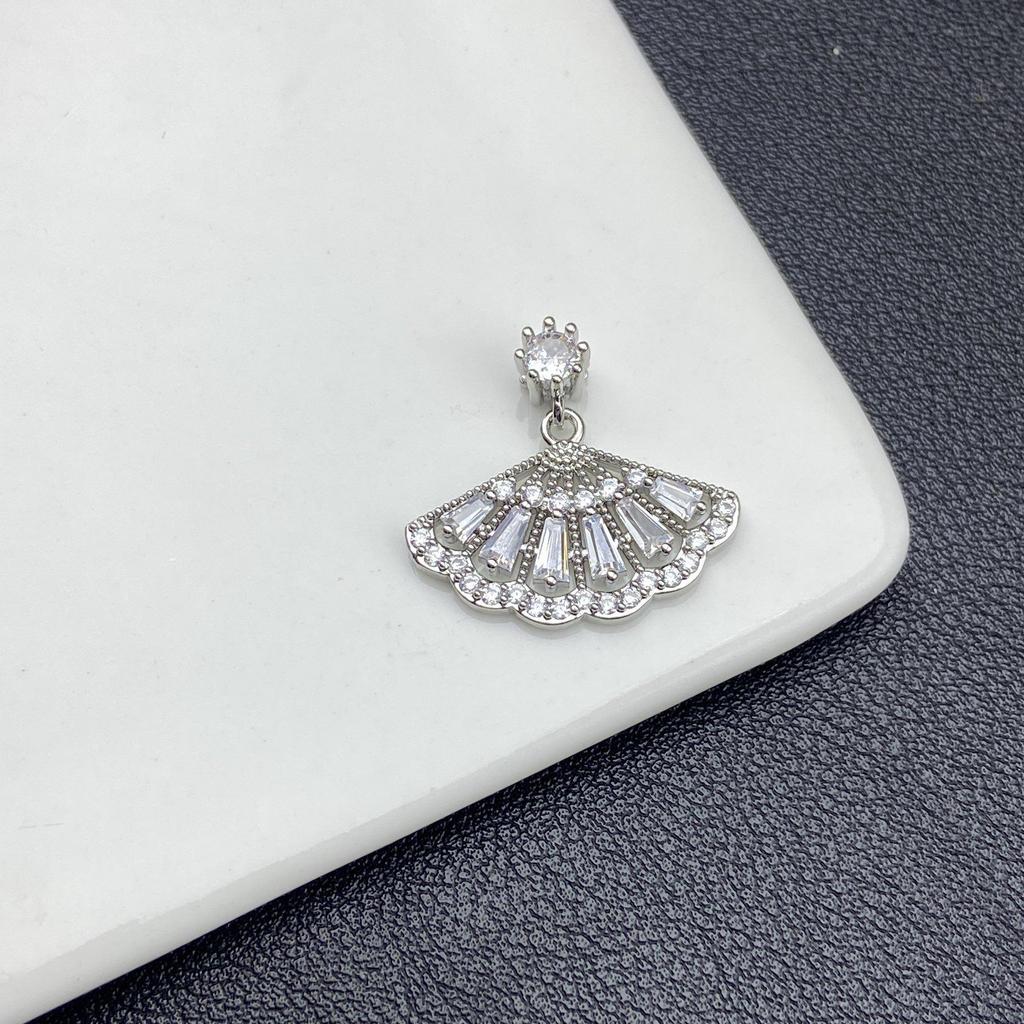 High Color Retention Chinese Style Tassel Fan Earrings for Non-Pierced Ears - Luxurious Mosquito Coil Ear Clips Jewelry