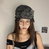 Falling Pool Knitwear Rhinestone Triangle Scarf: Y2K Style Cool Sweet Hip Hop Head Wrap Silk Scarf
