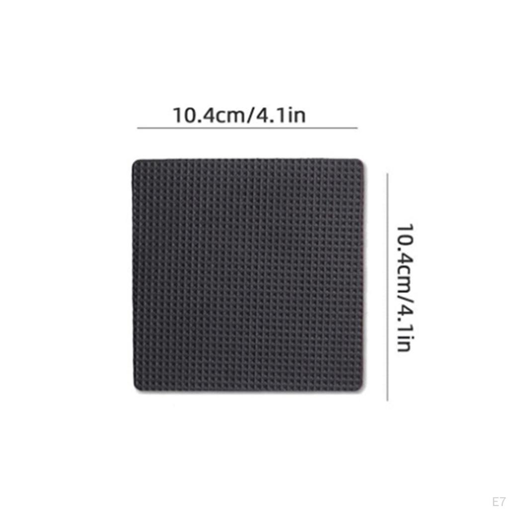 Toppa di Riparazione per Trampolino, 10x10 cm Strumento Angoli Arrotondati Buco per Materassino Resistente