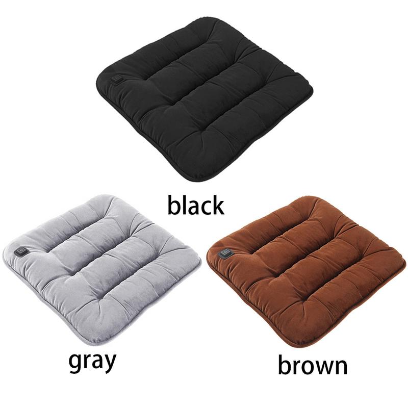 Car Heated Seat Cushion USB Power Graphene Heated Seat Pad Electric Heated Seat Cushion for Park Stadium Car Travel