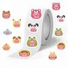 500 Sheets/roll Roll Sticker Hot-selling Tape Ruby Head Cover Sticker Handbook Material Decorative Envelope Seal Sticker