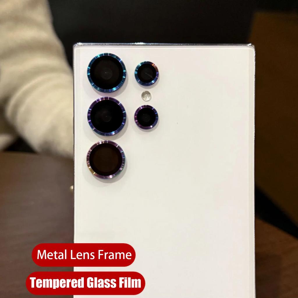 HD Definition Tempered Glass Lens Protector Film For Samsung Galaxy S26 Edge S25 FE S24 Ultra Plus Back 9H Anti-scratch Lens Cap
