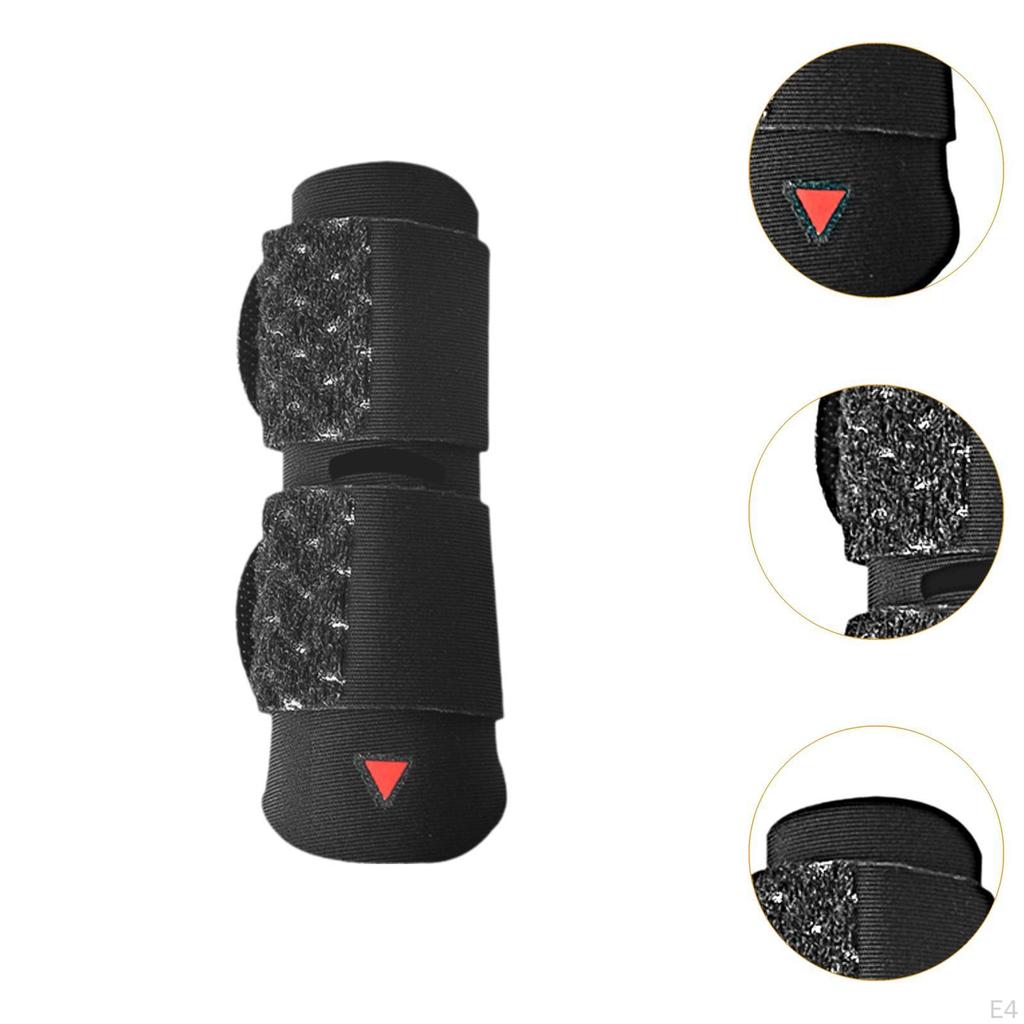 Finger Sleeves Protector Breathable Reusable Thumb Brace Tape Splints for Sports, Tennis,