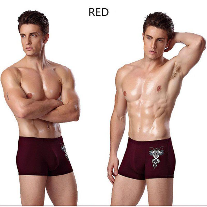 Premium Mens Boxer Homme Mid-waist Cueca Underwear For Comfort And Breathability