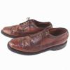 Pre-80s USA Vintage Long Wingtip American Brogue Shoes Brown size 9.5D 27.0-27.5 Men's(USED)
