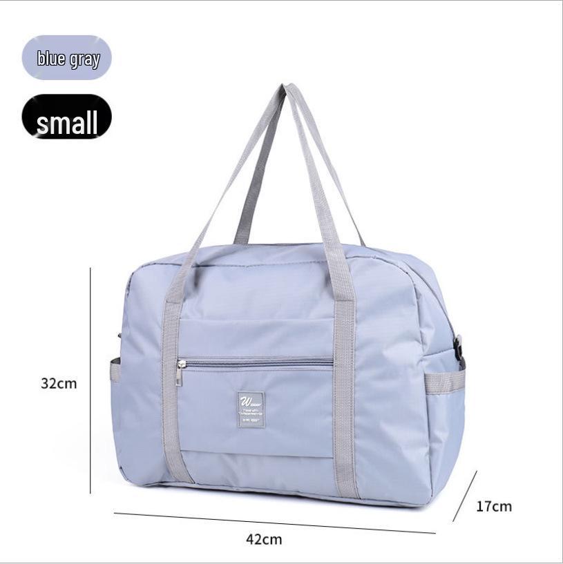 Trendy Waterproof Folding Travel Bag: Large Capacity Trolley Luggage & Fitness Storage