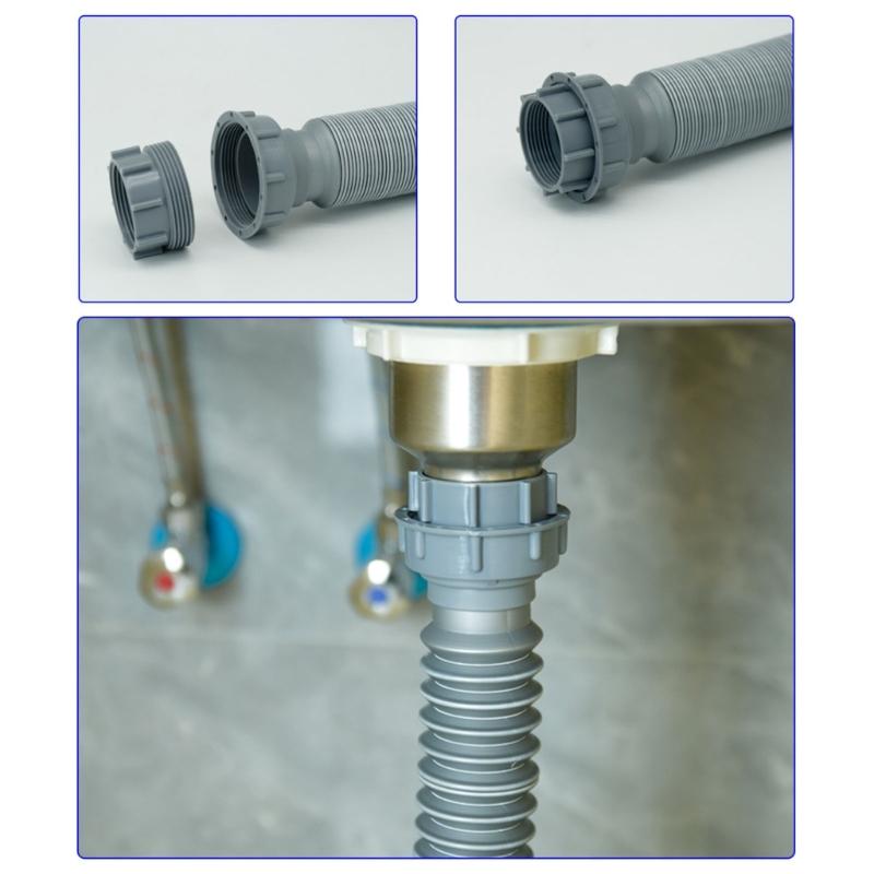 Efficient Kitchen Sink Pipe Adapter 45 To 58mm Connector for Proper Drainages