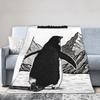 But Why Nihilist Penguin Blankets Fleece Summer Air Conditioning Multi-function Throw Blanket for Bedding Bedding Throws