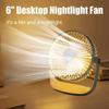 USB Rechargeable Table Fan  Portable Mini Desk Fan 360 Degree Rotation Adjustable Clip-on Fan For Student Dormitory