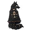 Black Crystal Shelf Display Aspen Decorative Wooden Wall Shelving Crystal Holder  Office