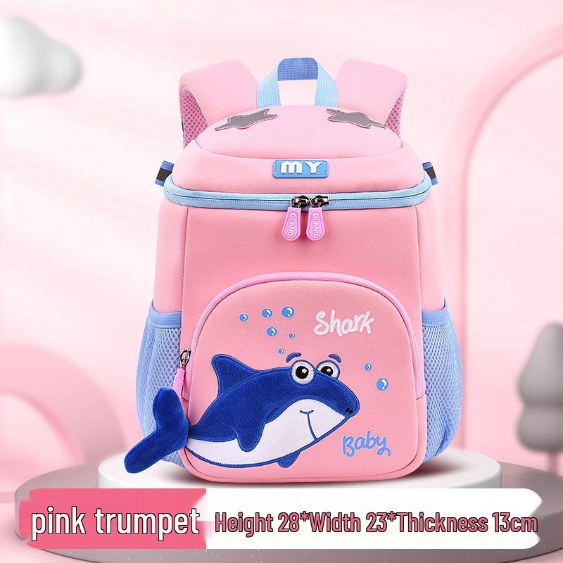 Neoprene Cartoon Whale Anti-Lost Backpack for 4-Year-Olds
