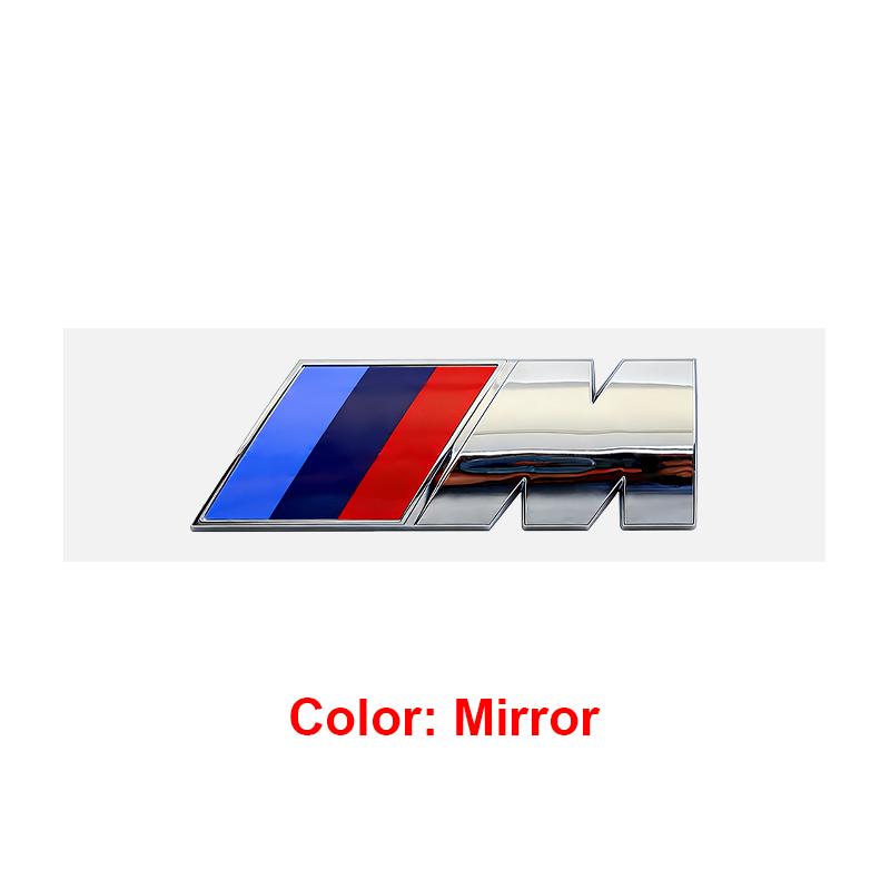 1 Stück ABS Auto Kotflügel Seitenemblem Heckklappenabzeichen M Logo Aufkleber für BMW M M3 M5 M6 E46 E90 F30 G20 E36 E34 G20 G30 Zubehör