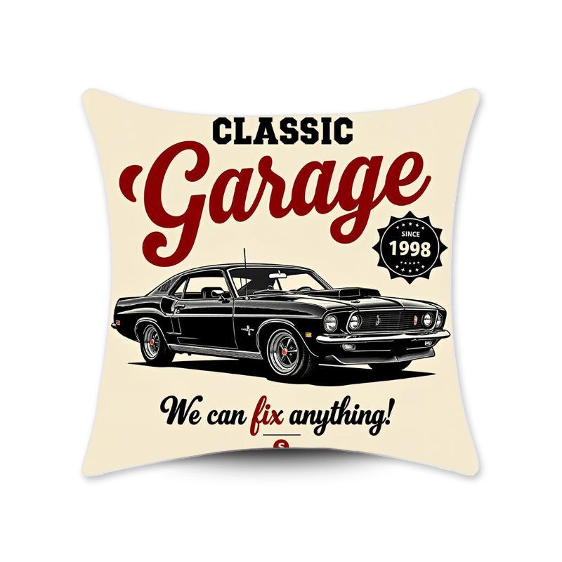 Retro American Style Pillow Case Printed Pillow Home Decoration Living Room Sofa Printed Cushion