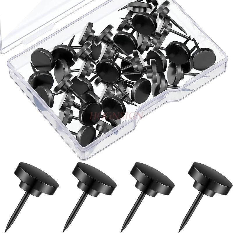 30pcs wall nail office nail home keychain thumbtack Picture photo hanging metal thumb