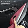 Car Inner Door Handle Stickers For BMW 5 Series G60 i5 2025 2025 Window Switches Panel Pull Cover ABS Leather Front  Accessor