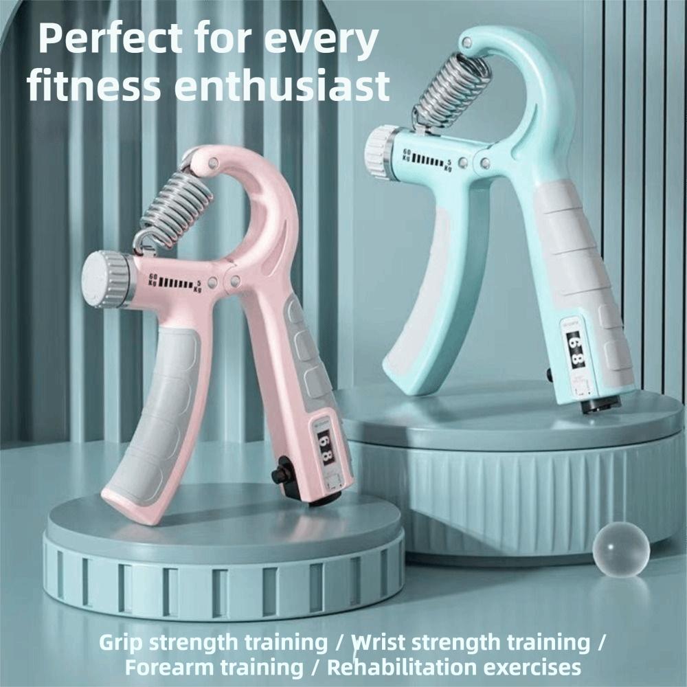 With Counter Grip Strength Trainer Adjustable Resistance Hand Squeezer  Wrist Exercise