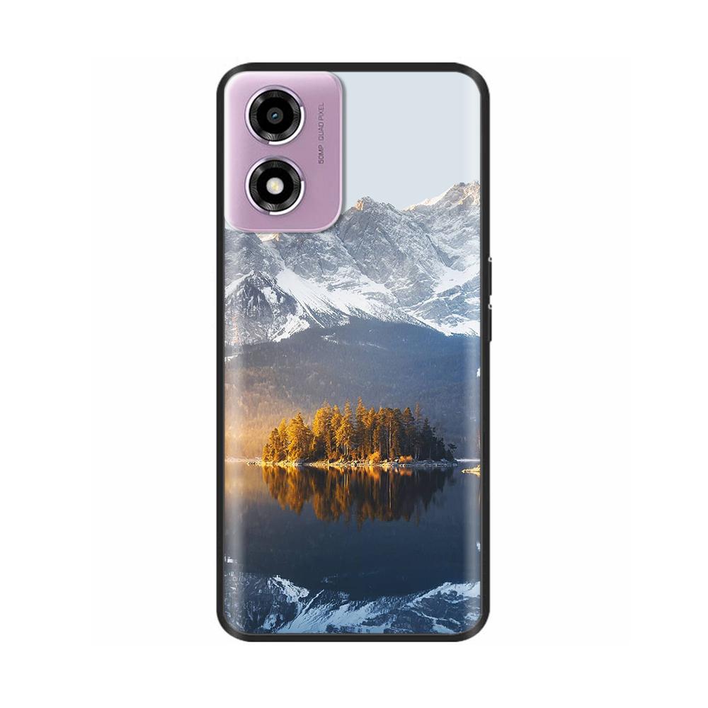 Phone Case For Motorola Moto E14 Case Soft TPU Painted Back Cover For Motorola E14 E 14 MotoE14 Full Protective Phone Shell Capa
