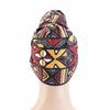 India Turban Women Printed Turban Big Flower Headwear Bandana Hijab Long Turban Hair Accessories