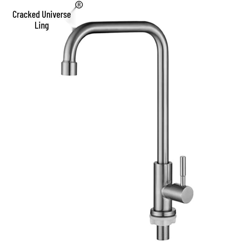 Lieyuling Single Cold Water Stainless Steel Kitchen Faucet