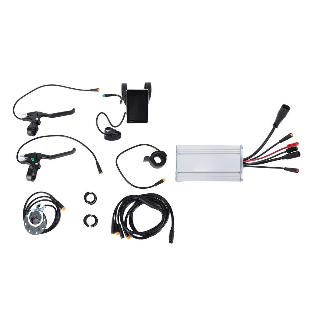 30A Electric Bike Controller Kit Waterproof Bicycle LCD Display Thumb Throttle Power Assist Sensor for 1000W Motor