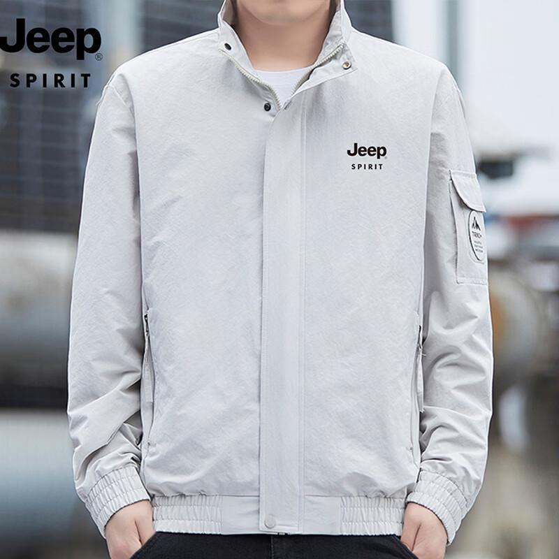 Jeep Spirit Men s Casual Stand-Collar Workwear Jacket M