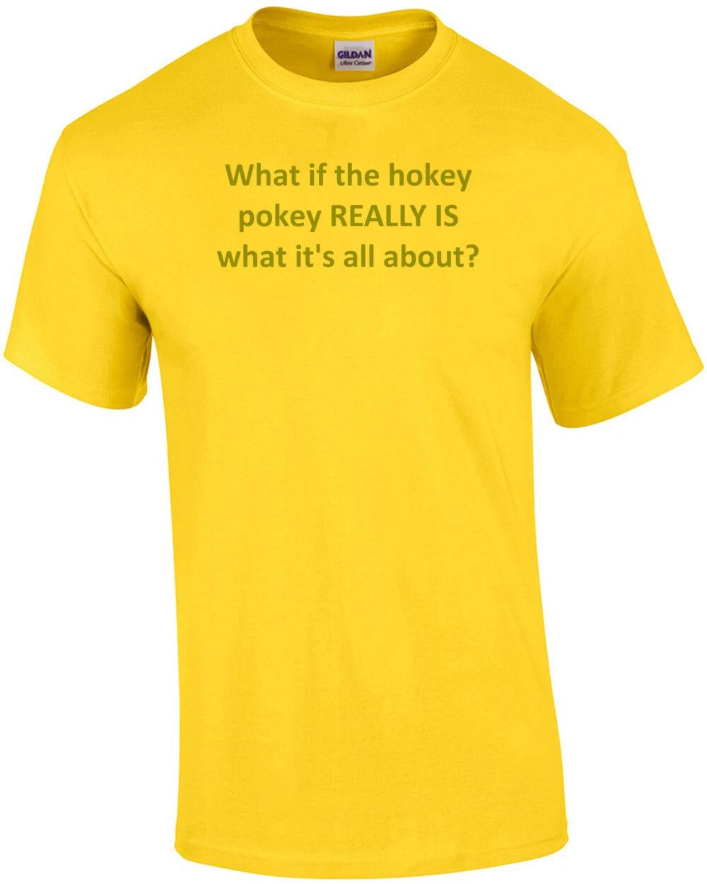 What if the hokey pokey REALLY IS what it s all about? Shirt M