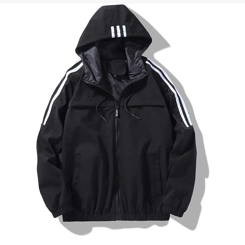 

Весенне-осенняя приталенная осенняя куртка с капюшоном, повседневное спортивное пальто для мужчин