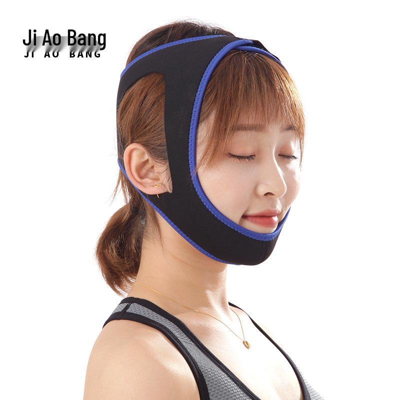 Blue Triangle Chin Support Strap for Adult Snoring Relief